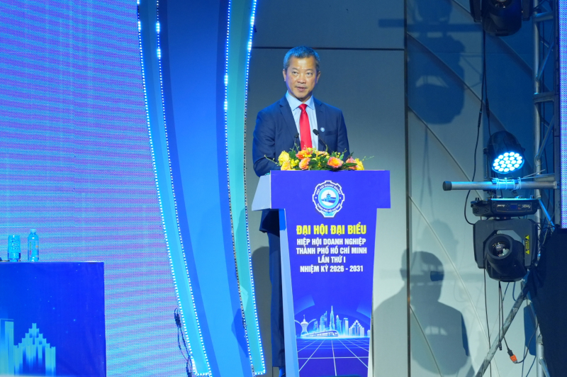 Ông Mai Hữu Tín, Chủ tịch Liên đoàn Doanh nghiệp TP.HCM, nhiệm kỳ 2026-2031