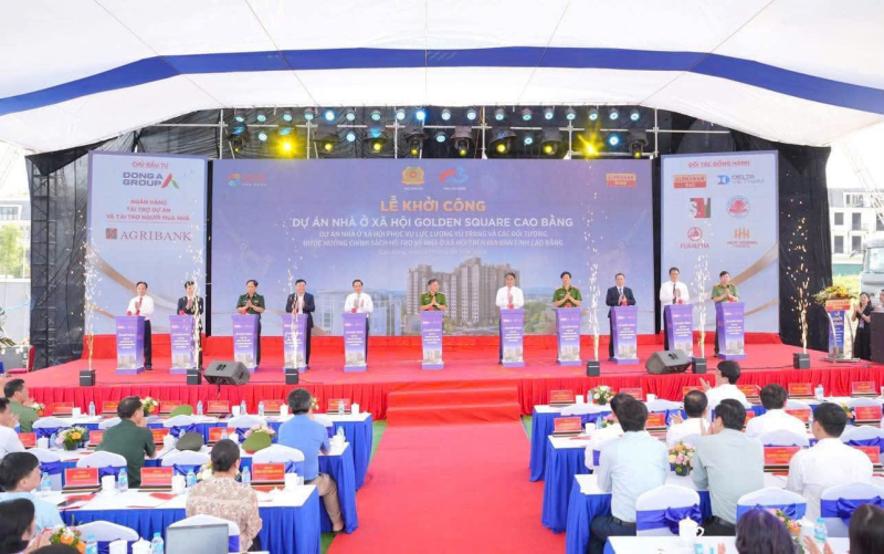 Lễ khởi công Nhà ở xã hội Golden Square Cao Bằng