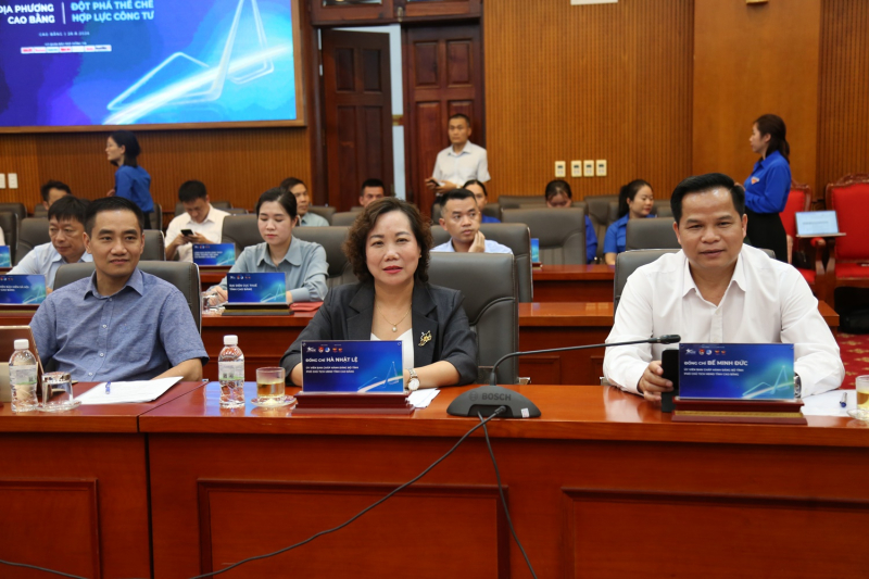 Đại diện lãnh đạo tỉnh Cao Bằng tham dự Diễn đàn Kinh tế tư nhân 2026 – Vòng đối thoại địa phương tỉnh Cao Bằng.