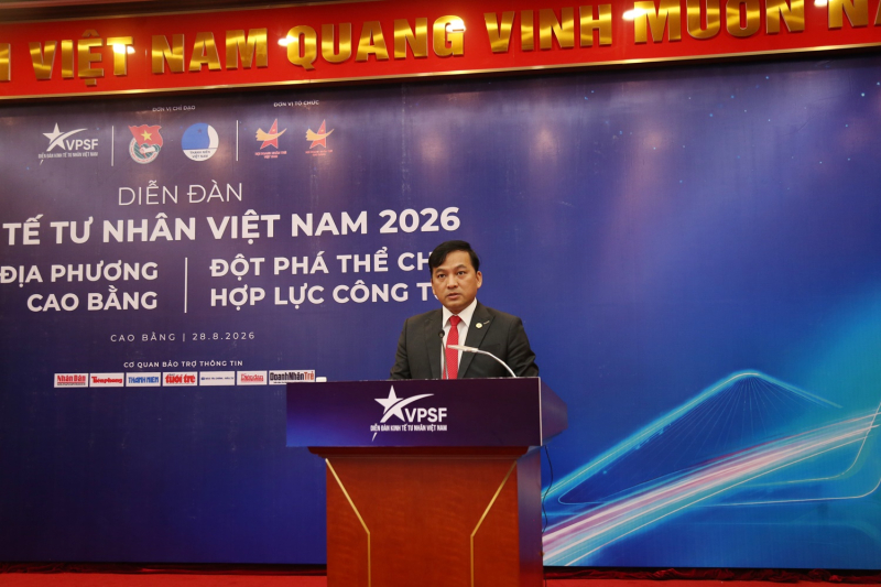 Ông Dương Long Thành, Phó Chủ tịch Hội Doanh nhân trẻ Việt Nam.
