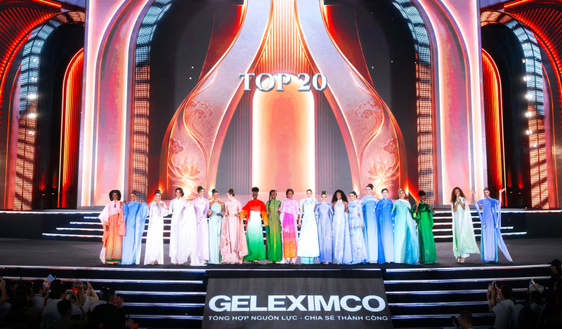 Các người đẹp Miss World lần lượt khoe sắc trong chiếc áo dài truyền thống của phụ nữ Việt Nam 