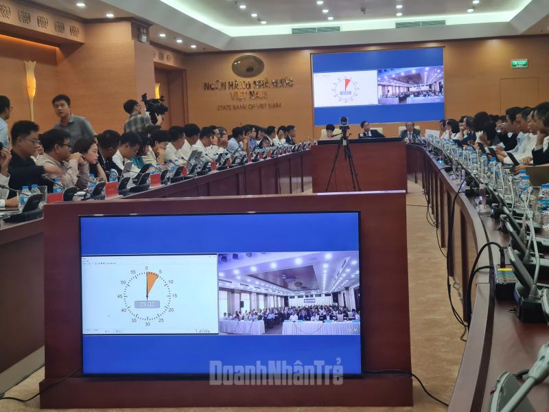 Toàn cảnh Hội nghị “Tăng cường khả năng tiếp cận vốn tín dụng cho doanh nghiệp nhỏ và vừa”