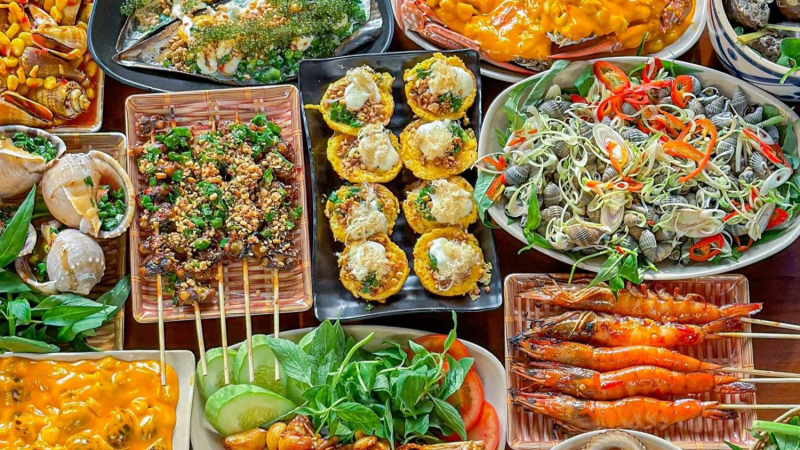 Các món hải sản Khánh Hòa