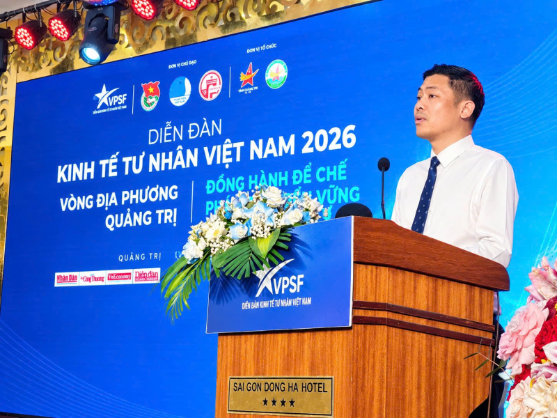 Ông Nguyễn Như Kiên, Phó Chủ tịch Hội Doanh nhân trẻ Việt Nam.