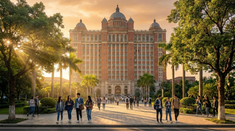 Hệ sinh thái đại học tạo dòng người đi lại thường xuyên và hình thành cộng đồng tri thức trẻ tại đại đô thị.