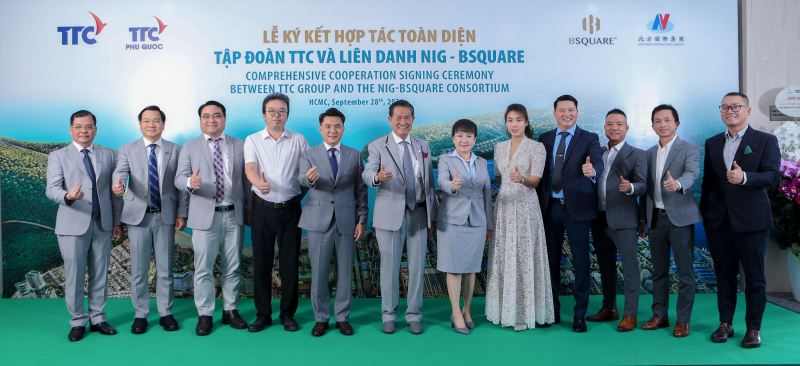 Lễ ký kết giữa Tập đoàn TTC và Liên danh NIG - Bsquare.
