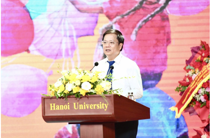 Nhà báo Hồ Minh Chiến, Tổng Biên tập Tạp chí Gia đình Việt Nam, Trưởng Ban Tổ chức cuộc thi phát biểu tại lễ tổng kết.