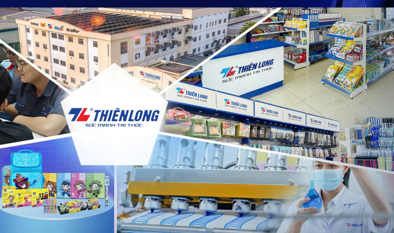 Thiên Long hiện nắm giữ khoảng 60% thị phần bút viết tại Việt Nam
