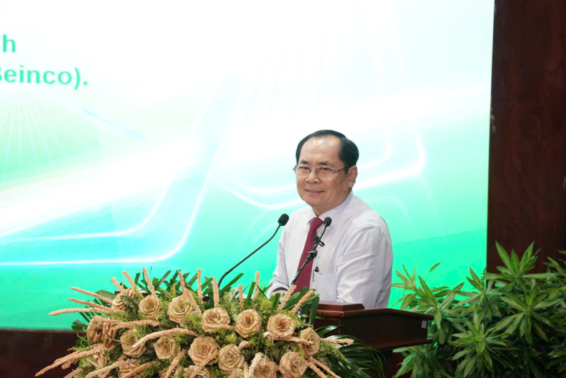 Ông Trần Văn Đức, Chủ tịch lâm thời Hiệp hội Doanh nghiệp tỉnh, Tổng Giám đốc Công ty Cổ phần Đầu tư Dừa Bến Tre (Beinco)