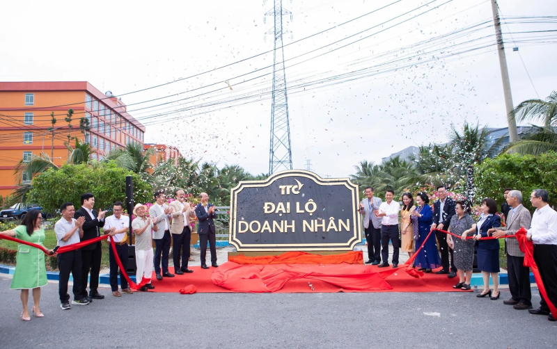 Đại lộ Doanh nhân cùng các tuyến đường nội khu mang tên doanh nghiệp, thương hiệu tại KCN Thành Thành Công (Tây Ninh).