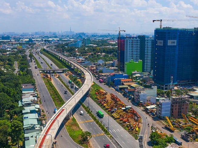 Khu Đông có nhiều điều kiện thuận lợi để phát triển thị trường bất động sản. Ảnh: TL