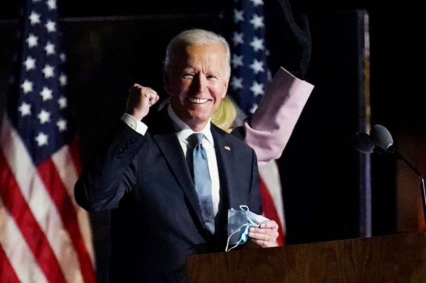 Ông Biden trong một sự kiện vận động cử tri. Ảnh: Reuters