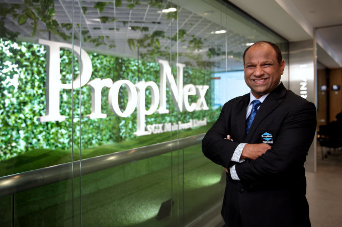 Ông Ismail Gafoor- CEO tập đoàn môi giới bất động sản lớn nhất Singapore PropNex. Ảnh: T.L.