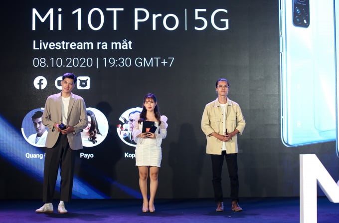 Mi 10T Pro chính thức ra mắt tại thị trường Việt Nam. Ảnh: TL