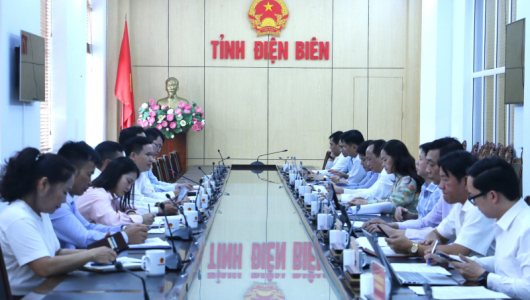 Hội DNT Việt Nam làm việc với UBND tỉnh Điện Biên về công tác kiện toàn tổ chức Hội DNT Điện Biên