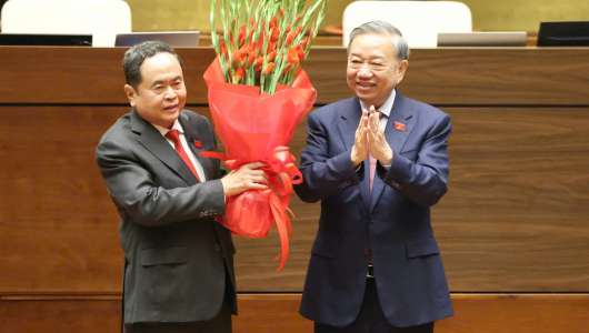 Quốc hội tiến hành công tác nhân sự: Đồng chí Trần Thanh Mẫn tái đắc cử chức vụ Chủ tịch Quốc hội