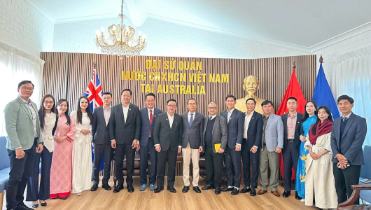 Doanh nhân trẻ Việt Nam tìm hướng mở rộng hợp tác thương mại, đầu tư và công nghệ tại Australia