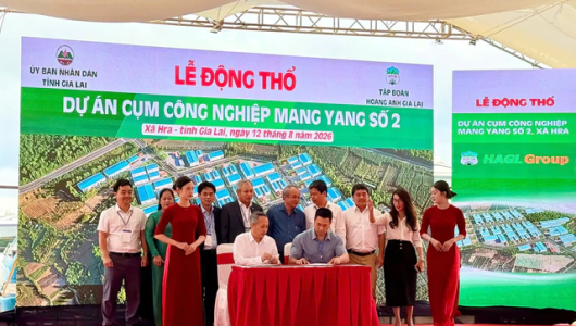 Tập đoàn Hòang Anh Gia Lai khởi công cụm công nghiệp 75 ha, tạo hơn 4.500 việc làm