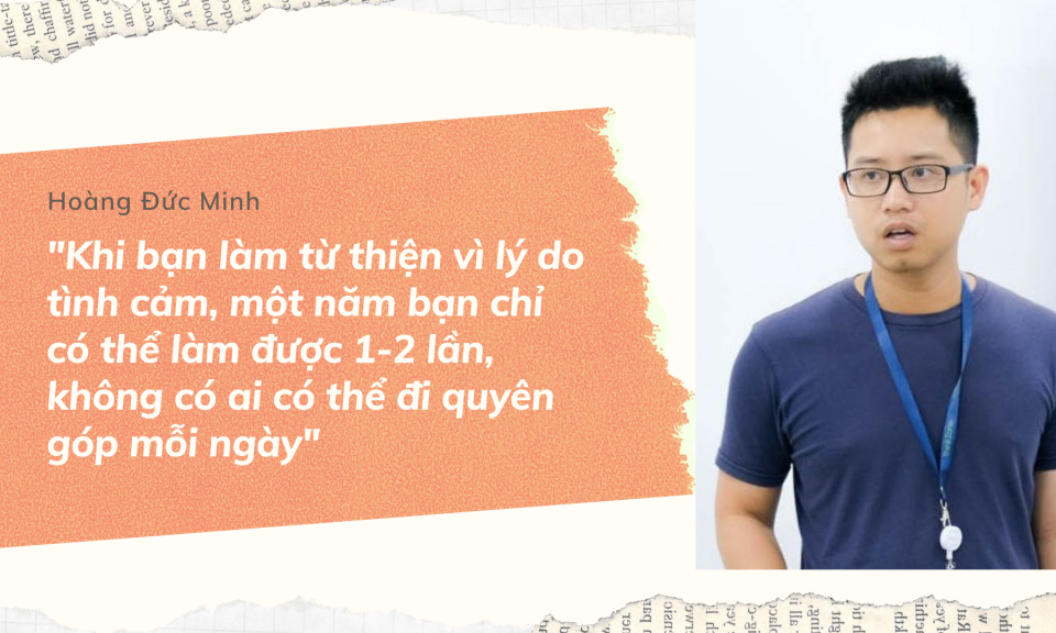 Hoàng Đức Minh kể chuyện ‘bán mình’ cho ‘kỳ lân’ MoMo và tư duy dùng công nghệ để làm từ thiện diện rộng